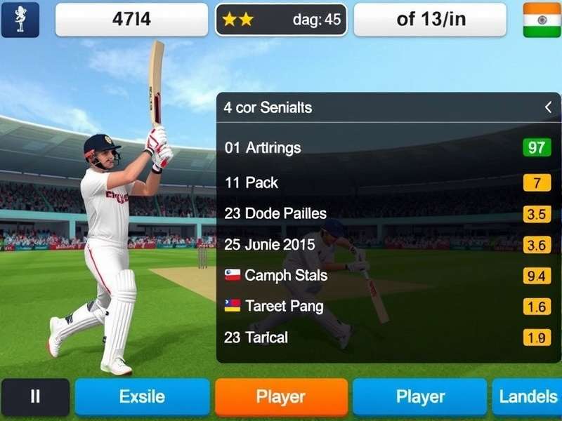 Cricket Masters India gameplay screenshot